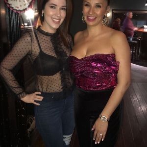 Pink bow sequined bodysuit